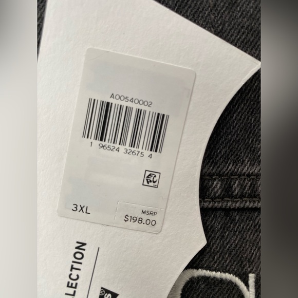 NEW wTag-LEVI’S Premium Black Washed PRIDE Collection Denim Jacket 3XL - Picture 4 of 4